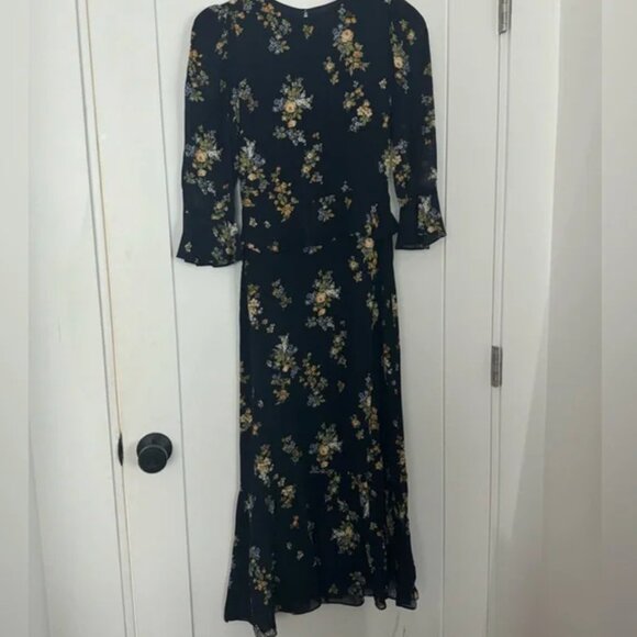 NWT Reformation Delvina Dress Long Sleeve Midi - Picture 3 of 5